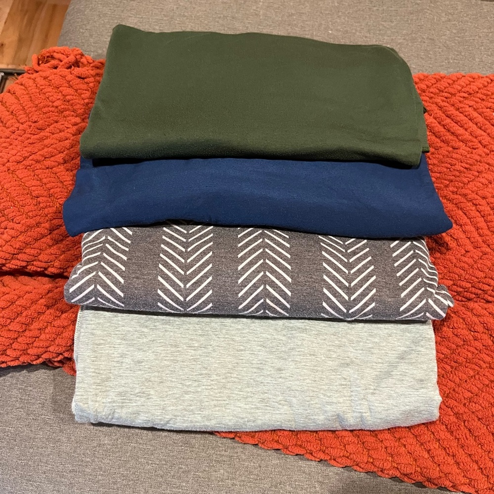 4 Copper Pearl Swaddle Blankets